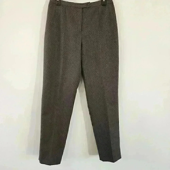 Harve Benard Textured Wool Blend Dress Pant Women's 10 - Picture 1 of 11
